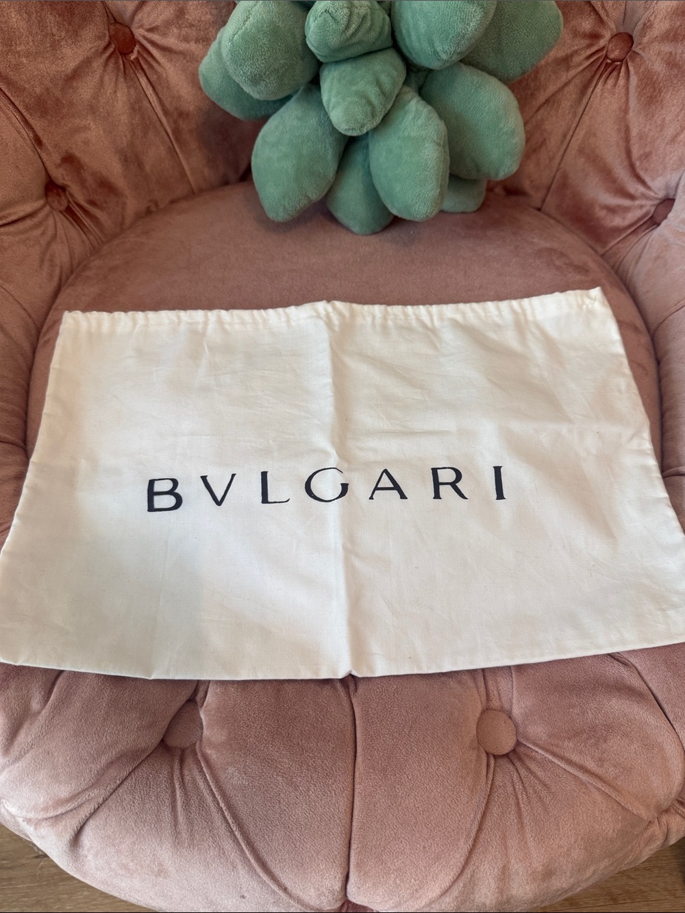 NWOT BVLGARI Dust Bag